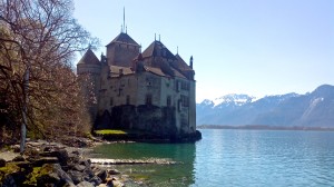 The château of Chillon.