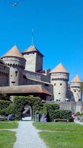The château of Chillon.