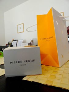 Pierre Hermé's gorgeous packaging.