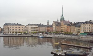 Downtown Stockholm.