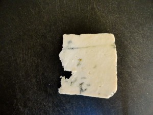 Blue Capri. Hey, is that a face in the cheese?