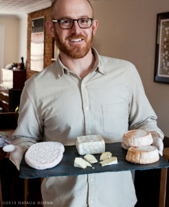 Matt Spiegler, blogger of Cheese Notes and urban cheesemaker extraordinaire! Photo (C) 2014 Natalia Moena.