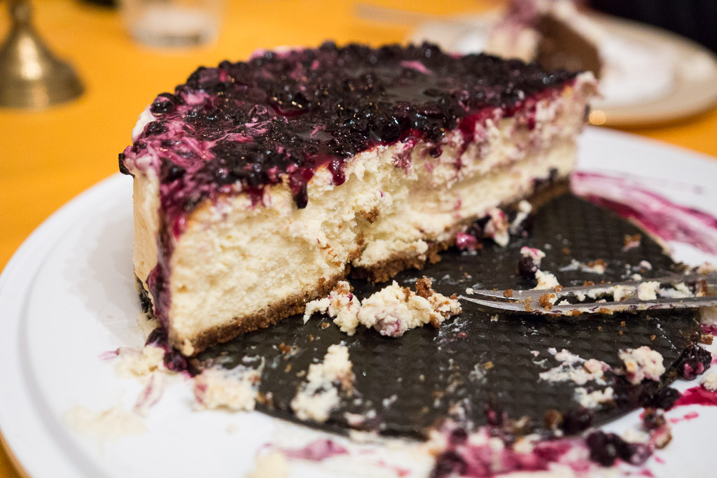 Get your oven mitts out! Here's a recipe for blueberry lemon cheesecake, with lavender whipped cream.