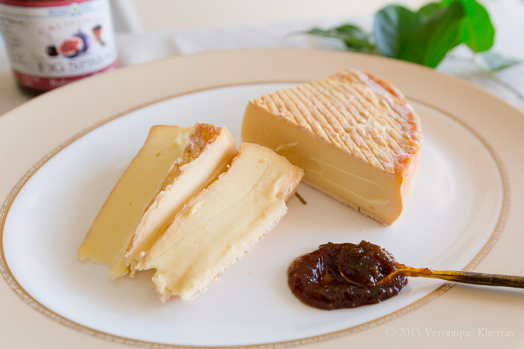 Vulto Creamery's Ouleout with Valley Fig Growers' Balsamic Pepper Fig Spread.