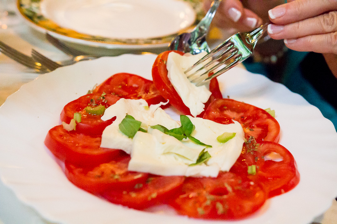 Caprese salad. One of many during this trip.