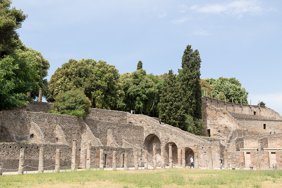 Travel to Pompeii.