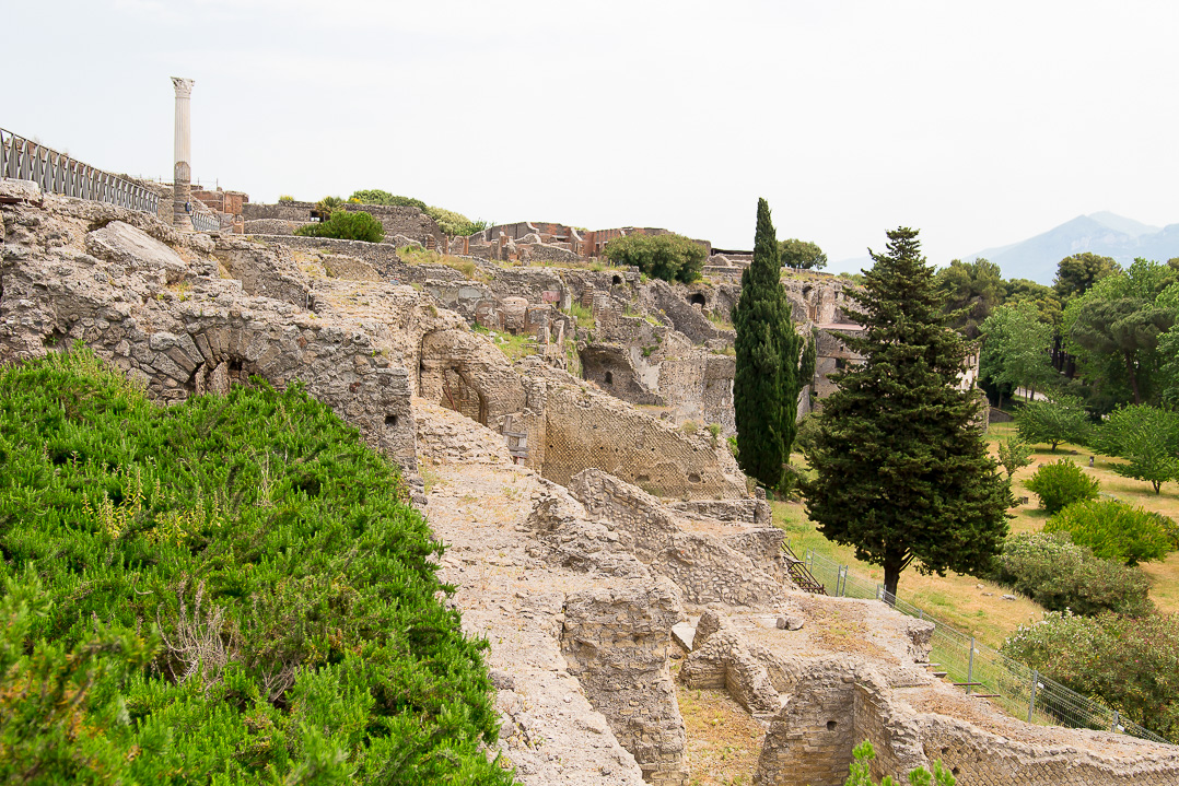 The outskirts of Pompeii.