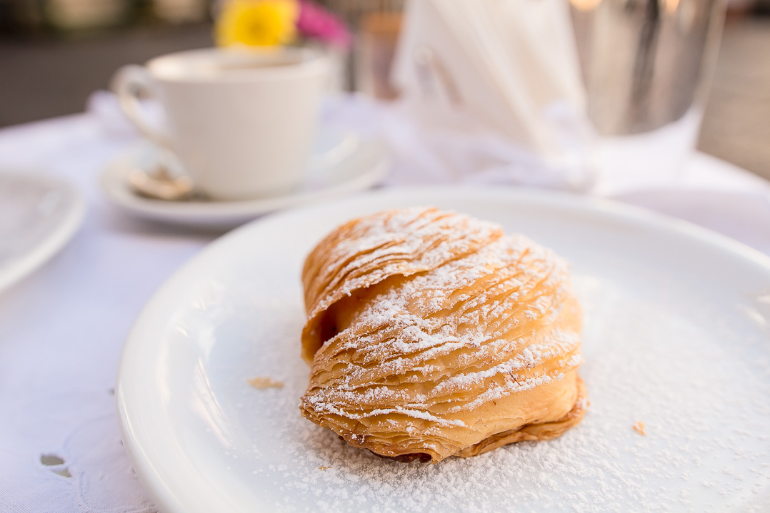 Sfogliatella, one of many devoured during this trip.