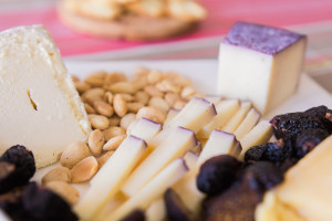 What is it about the syrah-soaked Toscano cheese that makes me want to keep eating it? An all Trader Joe's cheese plate on misscheesemonger.com.