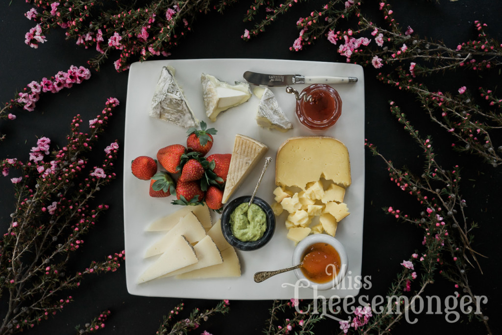 A Springtime cheese board on misscheesemonger.com