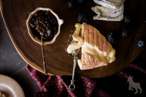 Oma with port wine fig spread. Sophisticated, yet comforting! An American cheese and fig blogger party! By Vero Kherian for misscheesemonger.com.