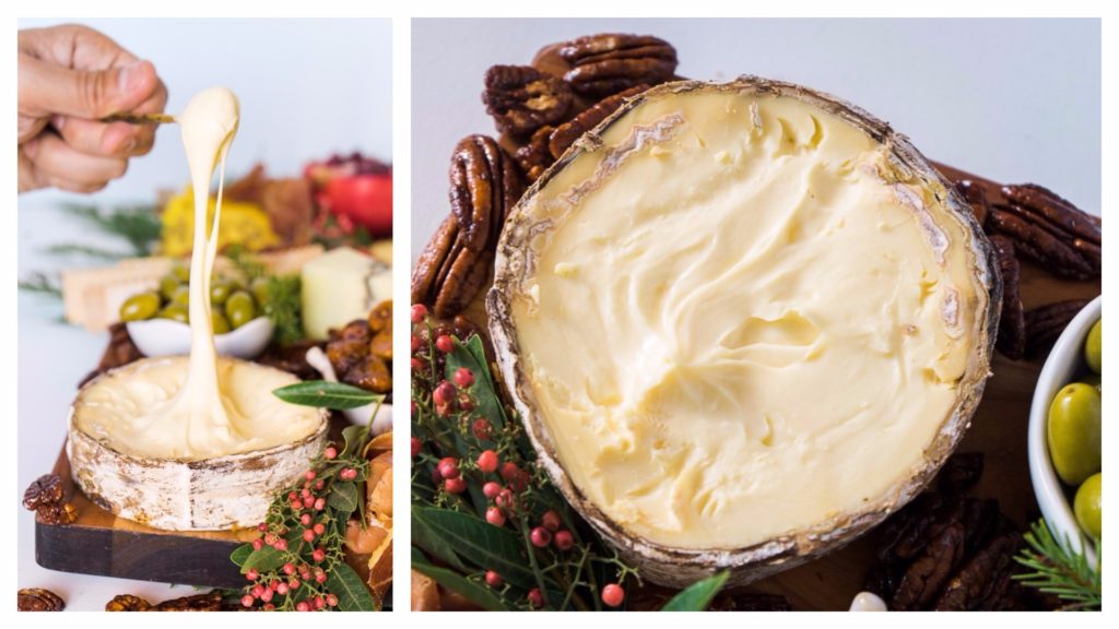 It's not a holiday cheese board without Rush Creek Reserve! No one can resist the charms of this hearty, lush, spoonable treat. An unforgettable holiday cheese board with Cheese Plus. By Vero Kherian for misscheesemonger.com.
