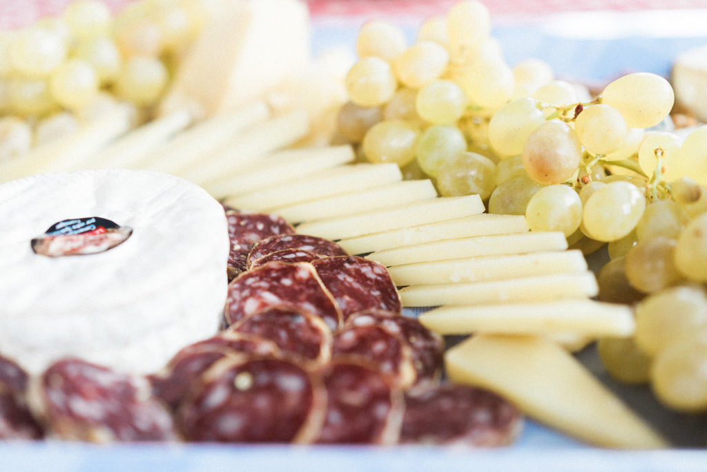 A cheese plate à la française. By Vero Kherian for misscheesemonger.com.